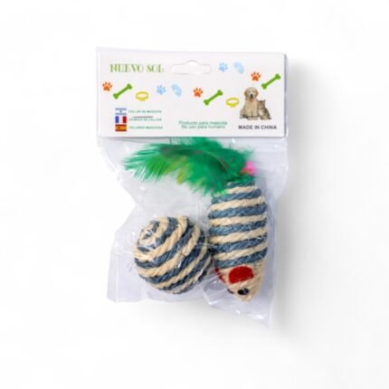 ratita con pelotita sisal