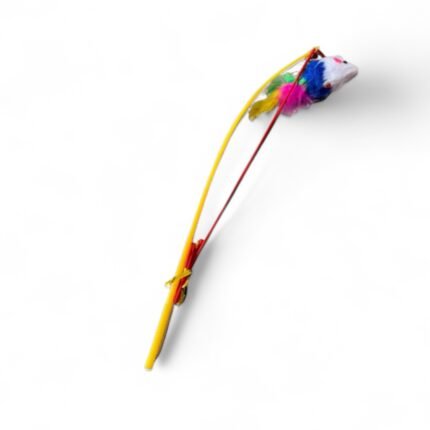 palito con ratita y cascabel